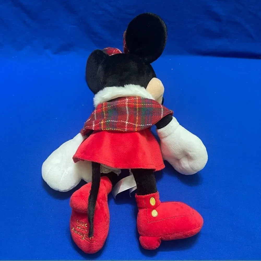Disney Store Minnie Mouse Christmas Holiday plush doll